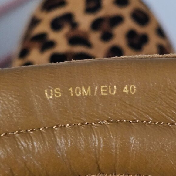 NEW Greats Lorimer Ankle Boot Womens 10 Leopard Print Calf Hair Hiking Utility - Picture 12 of 13